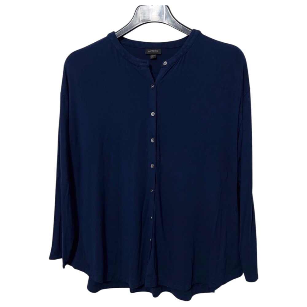 J Jill Button Front Shirt Womens Petite XL